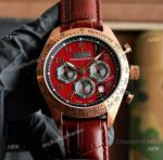 New Replica Tudor Fastrider Chronograph Quartz Red Dial Men's Watch